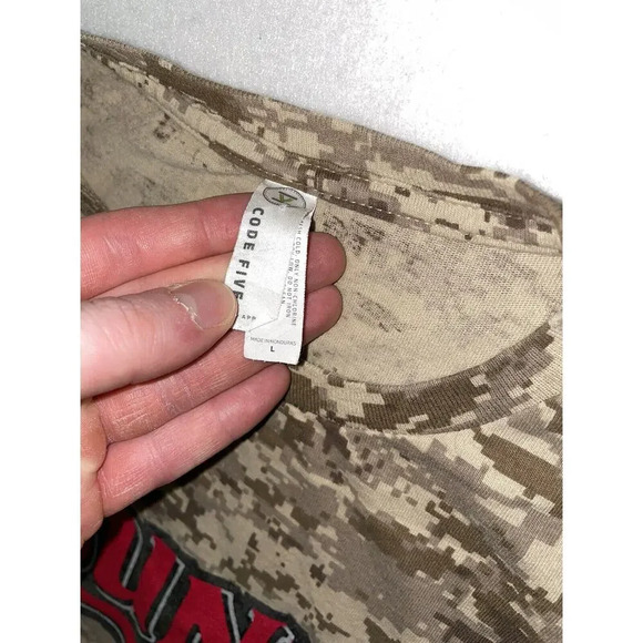 Nashville Sounds Shirt Men's Large‎ Digi Camo USA Flag Minor League Baseball - Picture 3 of 6